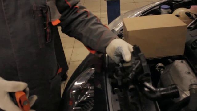 PEUGEOT 308 2010г бензин 1,6 литра АКПП пробег 72 тыс. Диагностика системы охлаждения и ремонт. смотреть онлайн