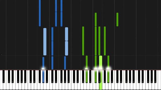 Modest Mussorgsky - Pictures at an Exhibition: Cattle (Piano Tutorial) [Synthesia] смотреть онлайн