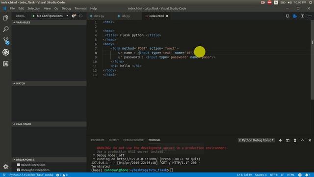 python flask sqlite смотреть онлайн