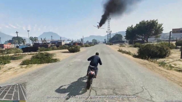 Прохождение GTA 5 на PC - 74. Свободное падение смотреть онлайн