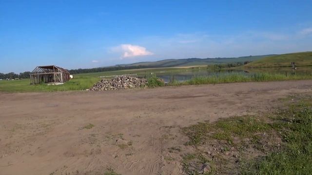 Озеро для отдыха. Хорошо отдохнули в Лыткино Шушенского района. смотреть онлайн