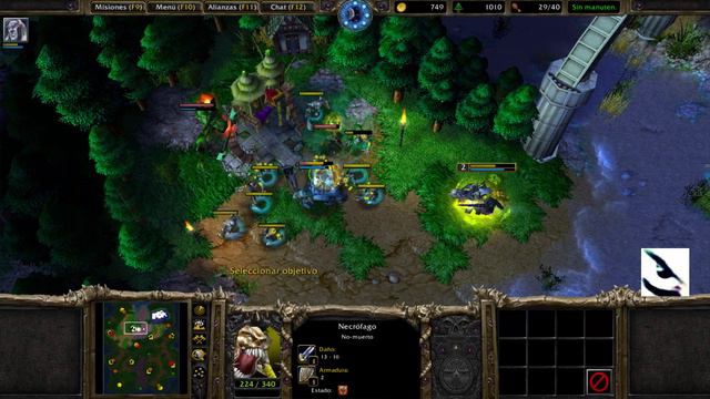Warcraft 3 W3champions Multijugador Online IraSalvaje(UD) vs Delightful(NE) смотреть онлайн