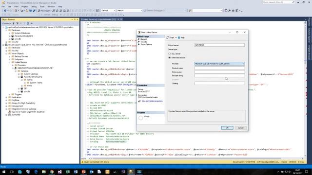 Creating a Linked Server to an Azure SQL Database смотреть онлайн