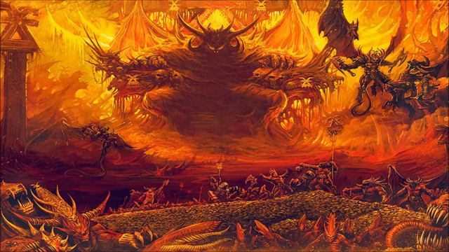 Khorne's Realm | Chaos Ambience For Reading, Painting, Relaxing.