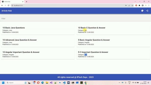 Article Hub (Angular, Node.js, MySQL Database, JWT Token) смотреть онлайн