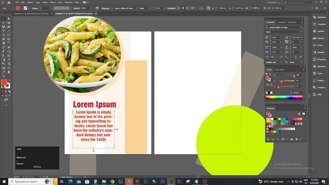 How to Create Magazine Design with grid in Adobe Illustrator смотреть онлайн