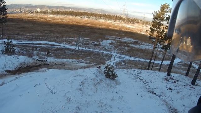 KTM SX 125 , первый выезд и сразу по снегу, общие впечатления, обзор. смотреть онлайн