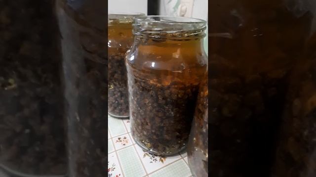 Как я консервирую пергу.