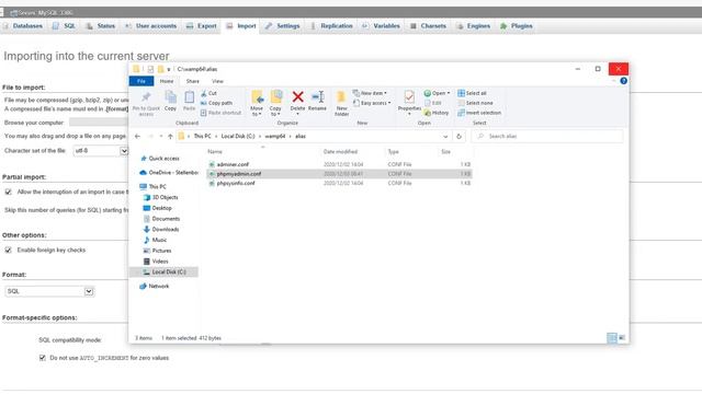 Increase Wamp Max Upload size change (phpmyadmin) смотреть онлайн