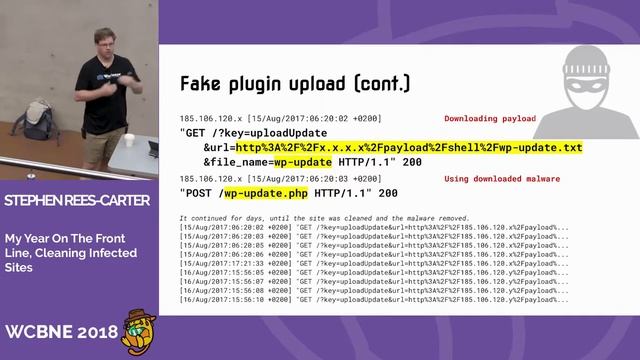 My Year On The Front Line, Cleaning Infected Sites - Stephen Rees-Carter @ WordCamp Brisbane 2018 смотреть онлайн
