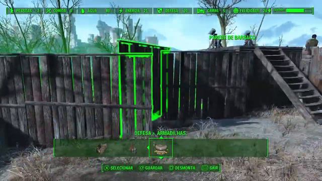 Fallout 4 COMO MONTAR LUZES NO ACAMPAMENTO смотреть онлайн