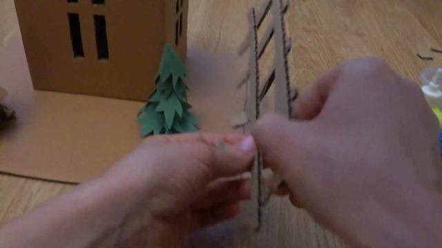 My vision/Зимний домик своими руками,поделка в садик,школу.3Д смотреть онлайн