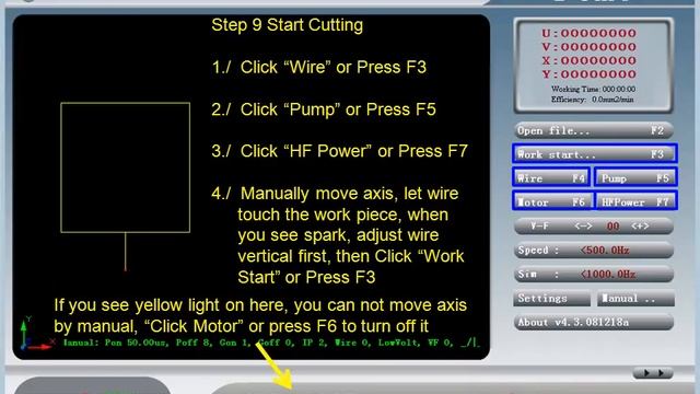 One Time Cut Demo -Wire Cut EDM Software BMXP From Suzhou Baoma