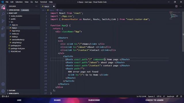 React Router Tutorial | React Router For Beginners | React For Beginners - #21 смотреть онлайн