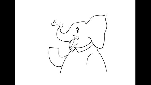 Рисуем слона смотреть онлайн