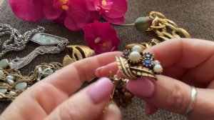 НАШЛА И ГЛАЗАМ НЕ ПОВЕРИЛА! ВОТ ЭТО ВЕЗЕНИЕ! ВИНТАЖНАЯ БИЖУТЕРИЯ УКРАШЕНИЯ ВИНТАЖ