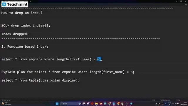 Oracle Index in SQL Batch - 1 April смотреть онлайн