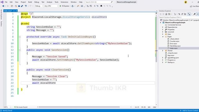 Blazor : How to Use Local Storage [Session Storage] смотреть онлайн