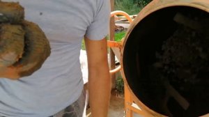 ✓5. Опилкобетон, монолит. Замес опилкобетона и трамбовка