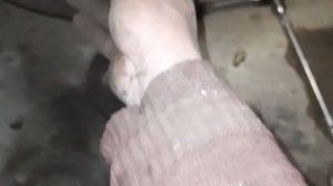 замена колодки ручника на мицубиси лансер 9