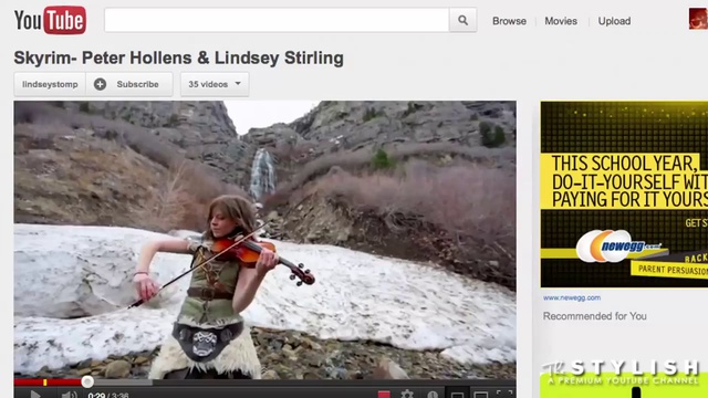 LINDSEY STIRLING - сенсация Ютюба смотреть онлайн