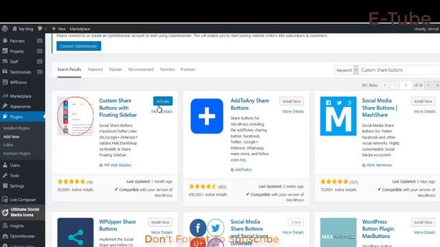 How To Add Social Sharing Button। । How To Create WordPress Website। । Part 8 смотреть онлайн