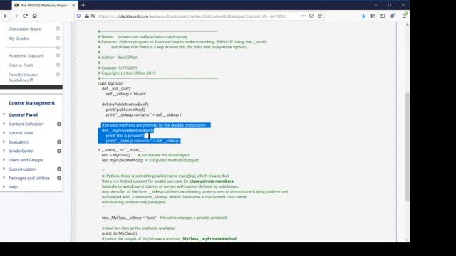 Are Private Properties and Methods Really Private in Python смотреть онлайн