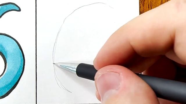 Drawing NEW Number Lore (1-9) Concept Art / How To Draw Alphabet Lore 2