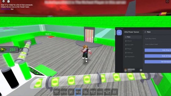 Ultra Power Tycoon Script GUI | Get All Tools, Auto Buy,, Auto Collect, Gamepasses, Kill All & More