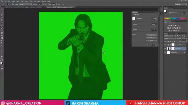 Create Duotone John Wick 3 Poster - Photoshop Tutorial смотреть онлайн