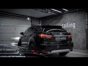 оклейка передней части Lexus RX 300 полиуретановой плёнкой