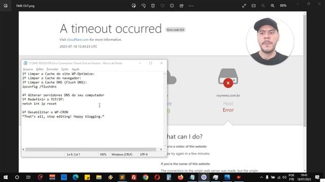 ? COMO RESOLVER ERRO CONNECTION TIMED OUT ▷ A TIMEOUT OCCURRED 522 e 524 WORDPRESS смотреть онлайн