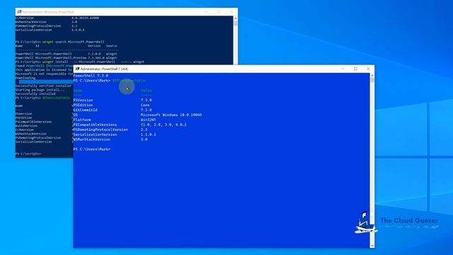 PowerShell 7 - Install Guide смотреть онлайн