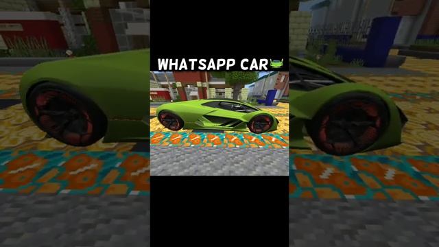Whatsapp Drip Car In Minecraft :) #shorts смотреть онлайн