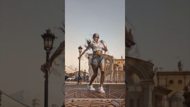 Превращение в нейросети в статую, а потом в Бэтгерл! Batman, Batgirl. Stable Diffusion, Deforum #ai