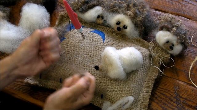 Needle Felting A Hedgehog by Sarafina Fiber Art смотреть онлайн