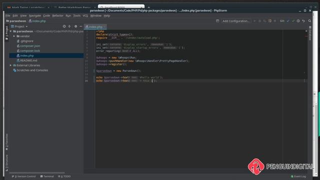 PHP Packages - Parsedown convert markdown text into HTML using PHP смотреть онлайн