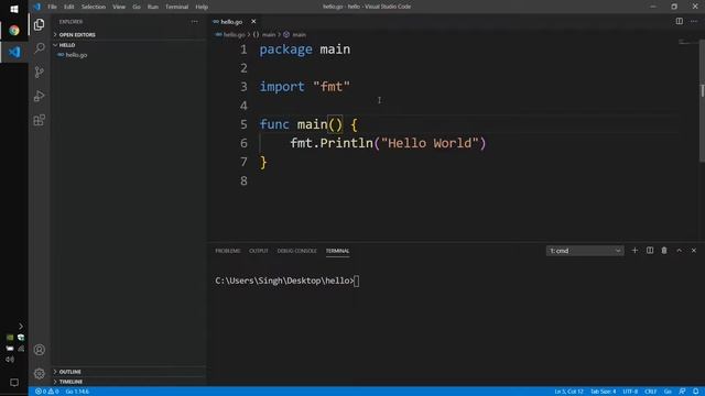 Anatomy of #golang program смотреть онлайн