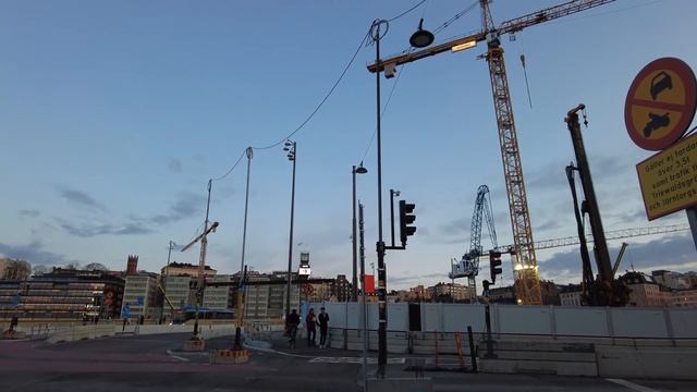 Stockholm Nightlife Closing Early - Saturday Evening Walk In Stockholm, Sweden