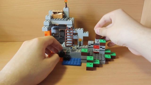 Обзор Lego Minecraft 21113: Пещера