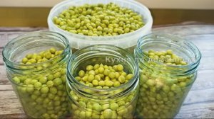 Зеленый Горошек Консервированный на зиму проще не бывает без возни и стерилизации,Вкусный получается
