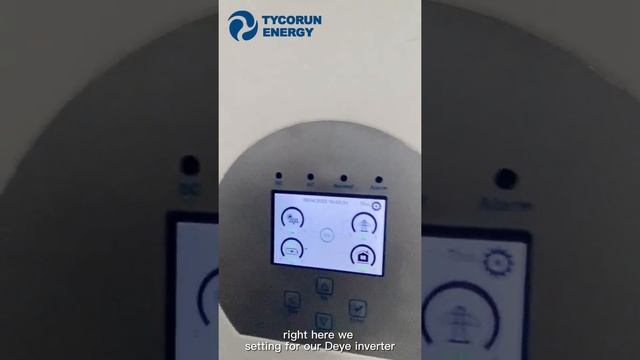 How do you hook up Deye inverter to tycorun energy 48V rack mounted lithium ion phosphate battery?