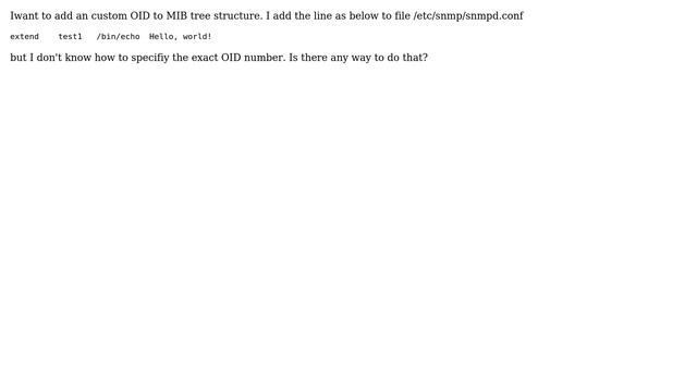 DevOps & SysAdmins: Customize OID of snmp in linux смотреть онлайн