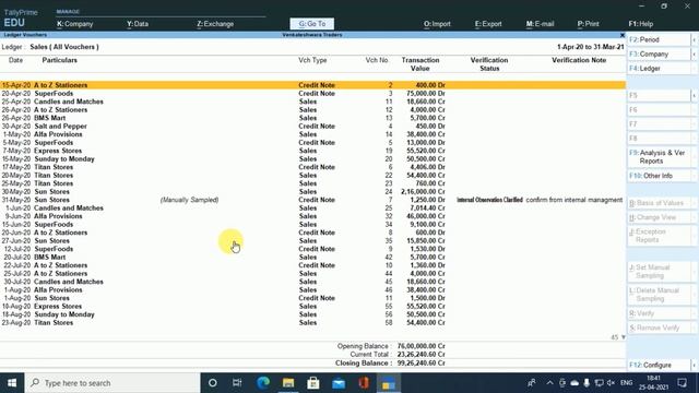 #105 Auditing in Tally Prime | Data analysis & Voucher Verification | 4 Audit Method in Tally Prime смотреть онлайн