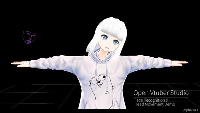 Open Vtuber Studio - Face Recognition and Head Movement Demo смотреть онлайн