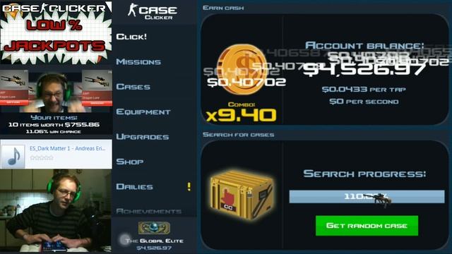 Case Clicker Campaign #41 | Tapping 4 Coins | CS GO Clicking Game смотреть онлайн