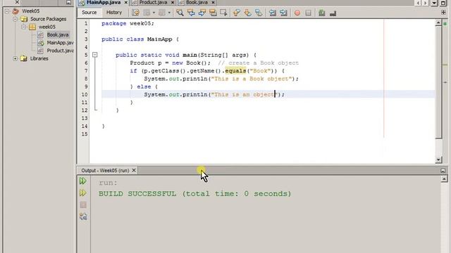 Week 05 Java Class Inheritance Part 12 смотреть онлайн