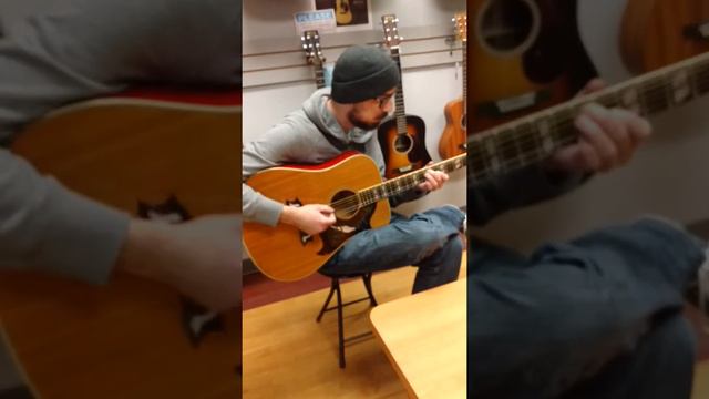 Gibson 1977 Dove demonstration acoustic guitar смотреть онлайн