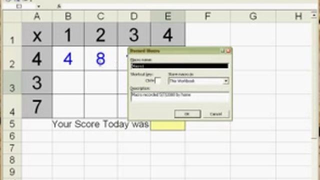 Excel 2003 - Macros, if and countif functions смотреть онлайн