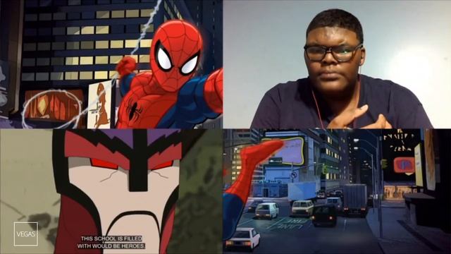 THE ULTIMATE SPIDERMAN 1X1 REACTION смотреть онлайн